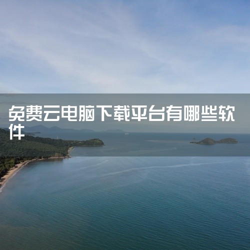 1. 海马云电脑：提供海量游戏支持，采用高端RTX4090显卡配置，支持手机、平板、电脑和智能电视接入，网络延迟最低可达5ms，可畅玩4K/120帧顶级游戏。2. 布卡云电脑：有无限时间版和永久免费版,