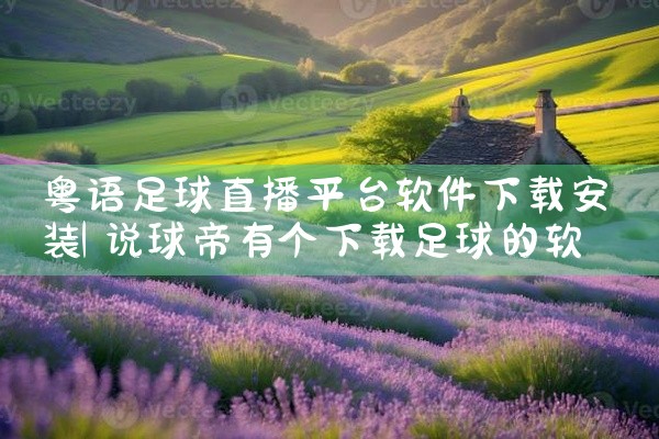 粤语足球直播平台软件下载安装