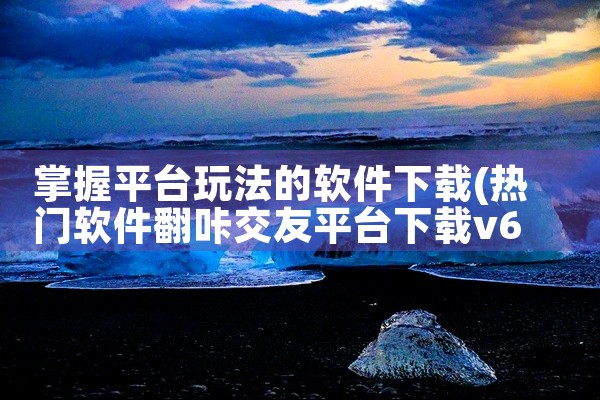 掌握平台玩法的软件下载